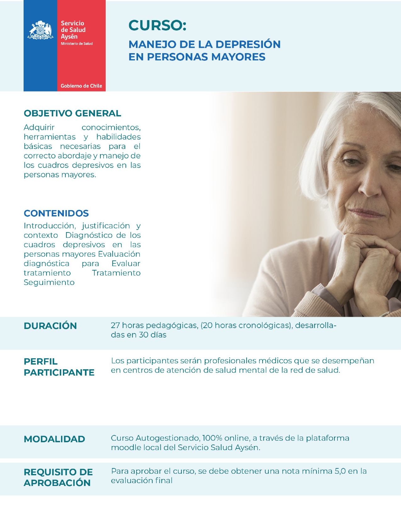 Curso Manejo de la depresión en personas mayores