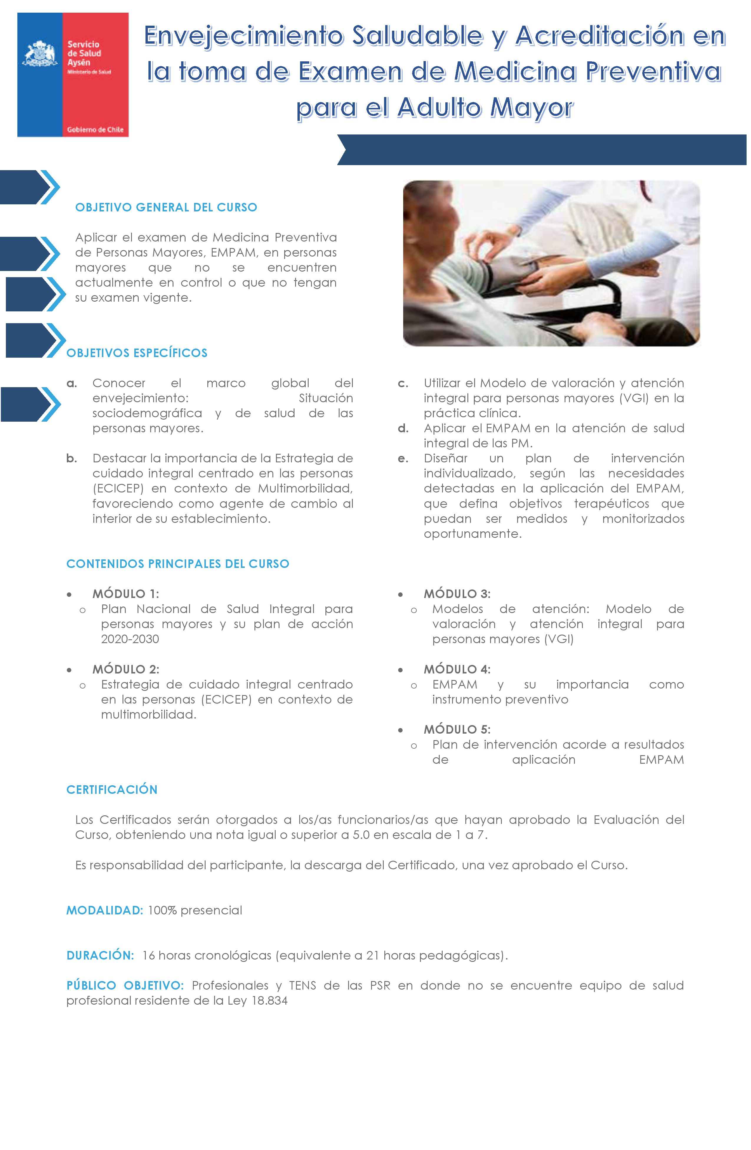 Afiche - Envejecimiento Saludable y Acreditación 