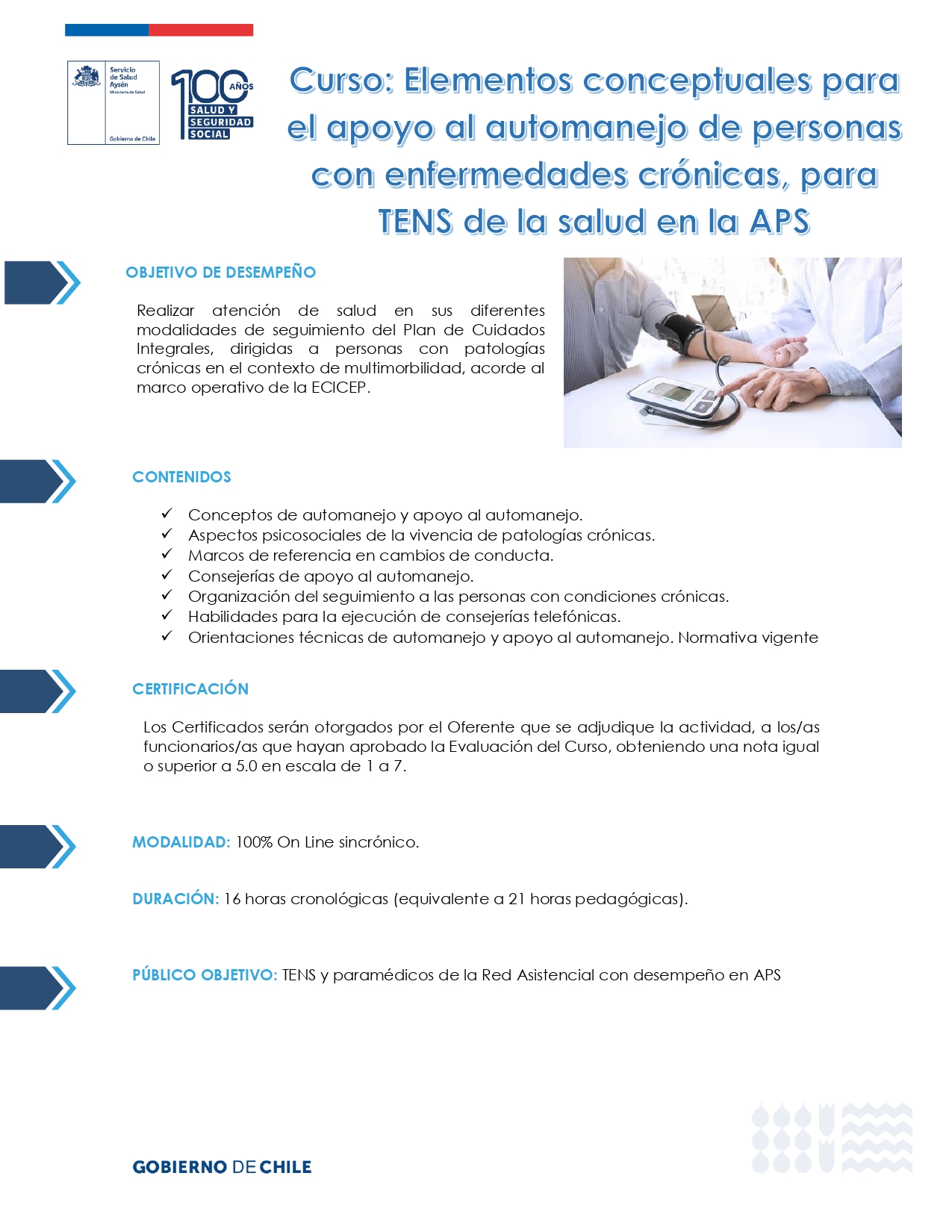 Curso Automanejo Enfermedades Crónicas TENS