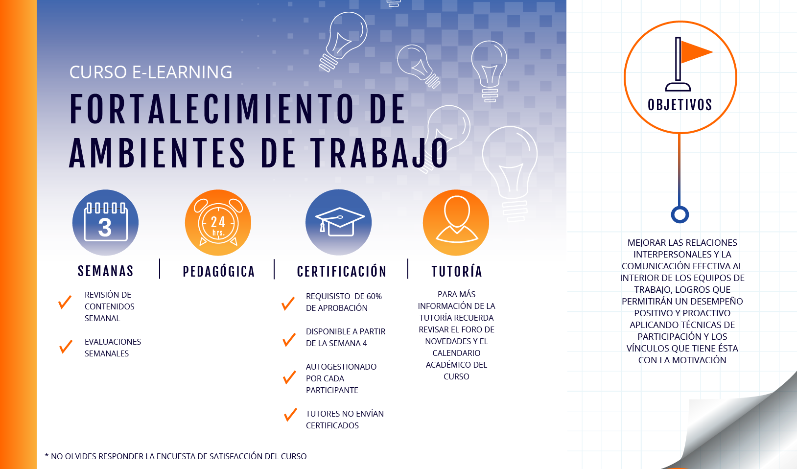 Curso Fortalecimiento de Ambientes de Trabajo 